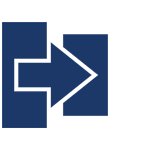 Blue arrow icon