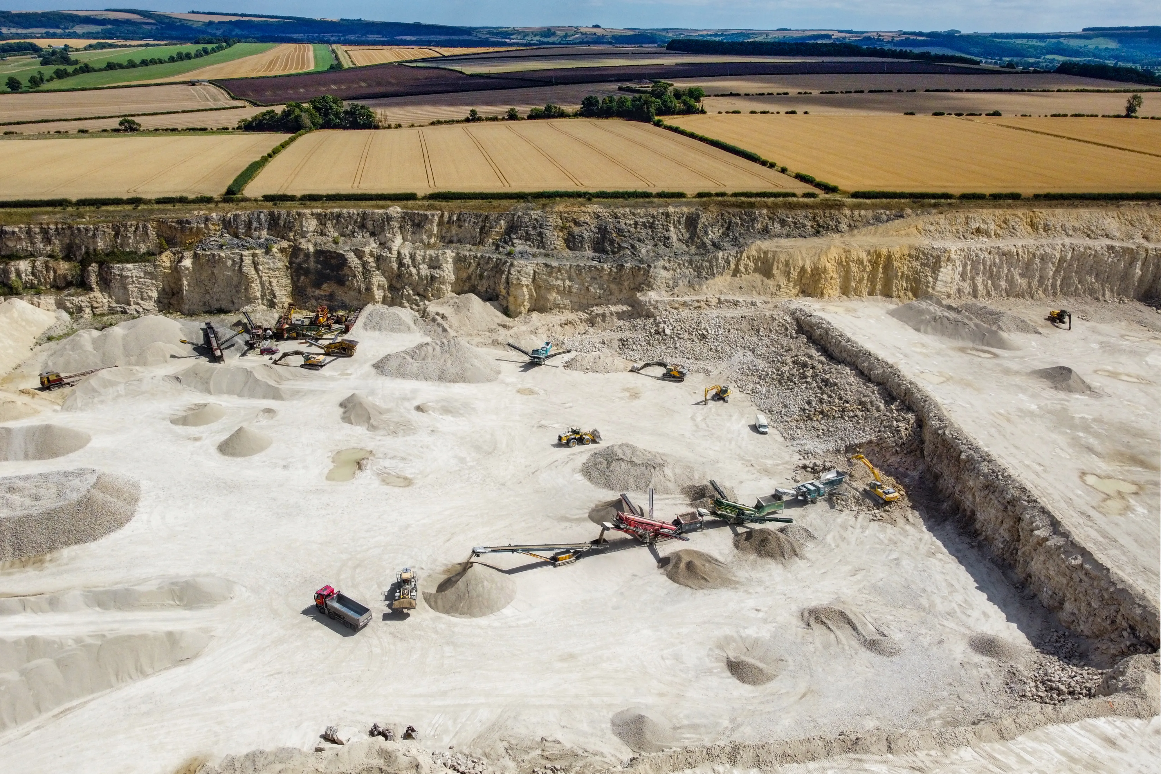 Quarry in North Yorkshire. UK