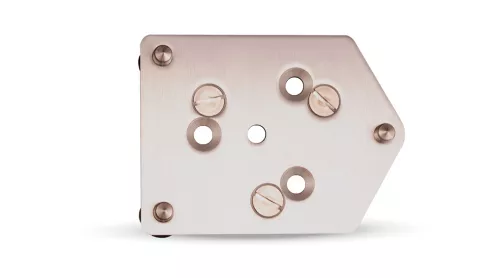 Micromate and Minimate Pro Geophone Leveling Plate Top View