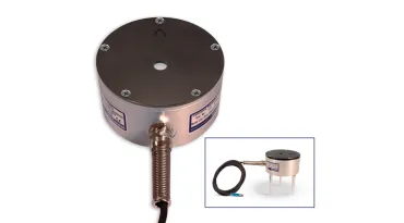 Micromate Swedish Blasting Geophone with an insert that shows the spikes