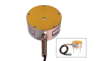 Minimate Pro High Frequency Geophone with an insert showing the spikes